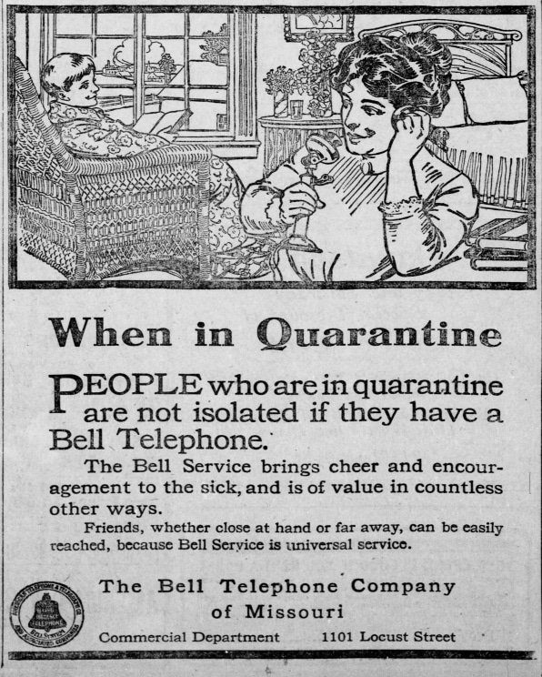 The bell telephone company of missouri - advertisement - branding