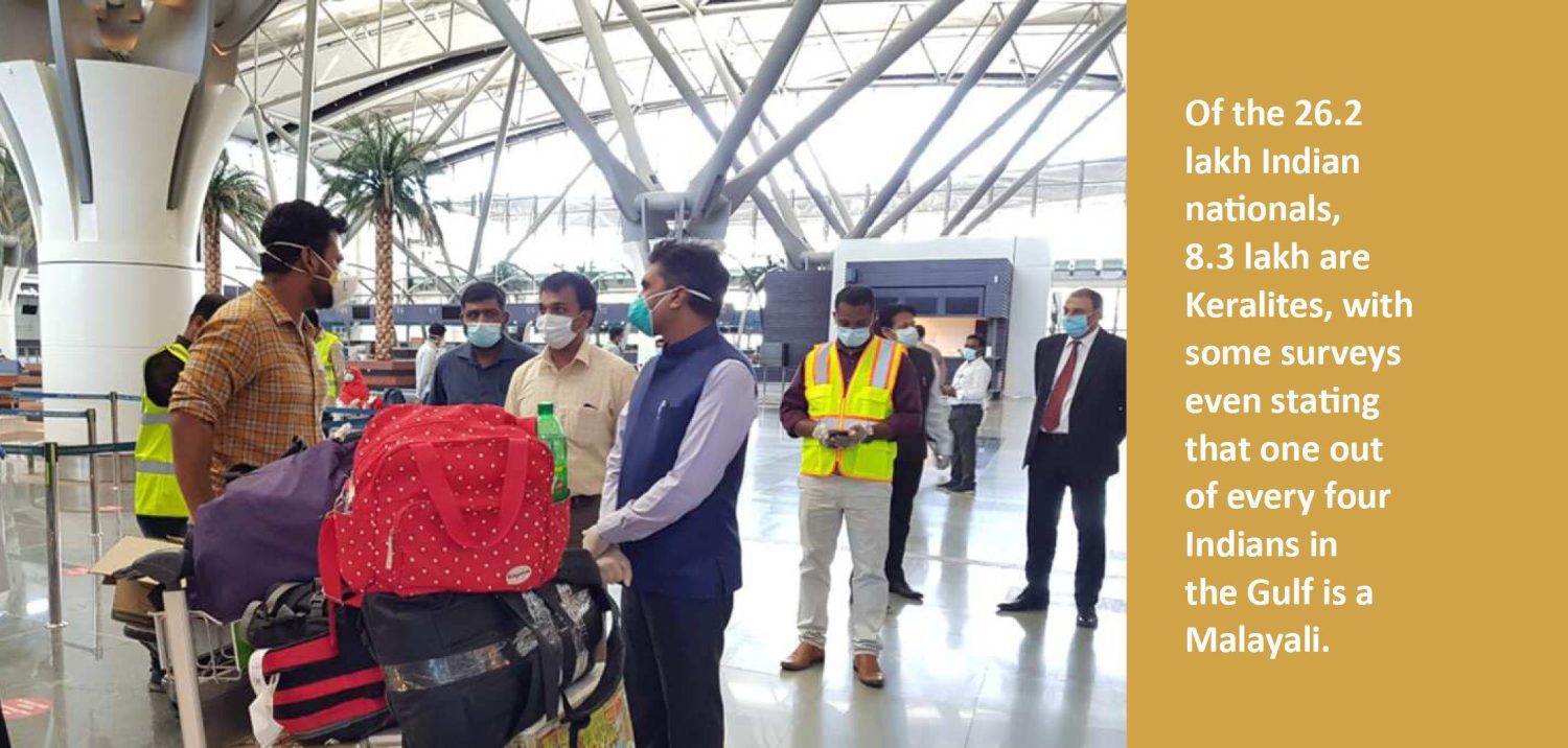 Flying back kochi airport