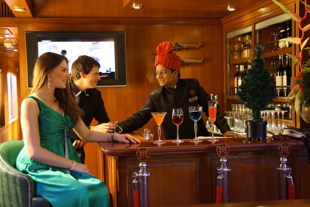 Maharaja express bar and dining area