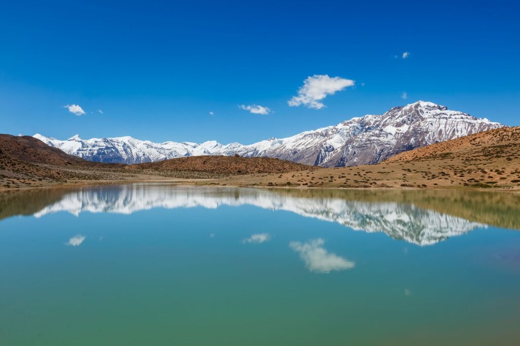 Spiti valley dhankar lake