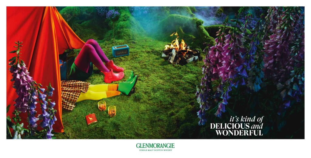 Glenmorangie Colours Whisky Different 3 Glenmorangie camping still