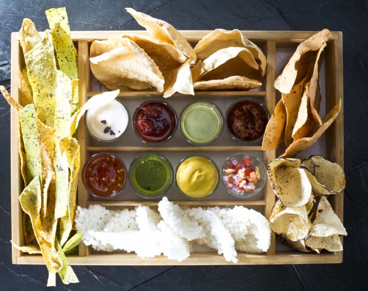 Range of chutneys