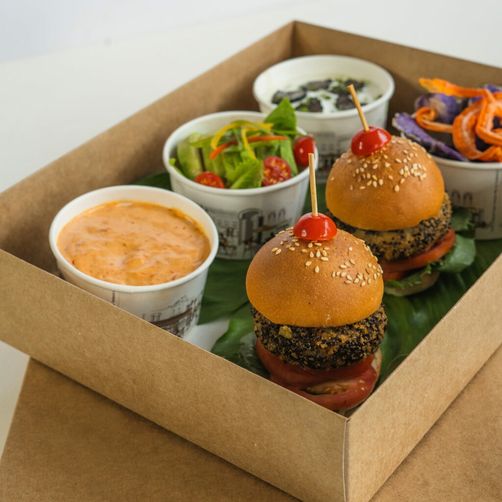 Marriott International’s ‘Mood Diets’ Looks To Lift Lockdown Gloom 4 Panko chicken slider box