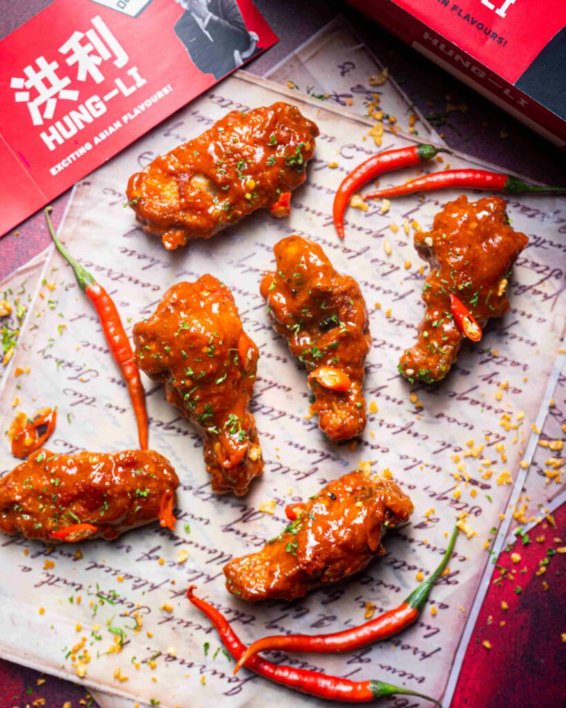 Hung-Li Kicks Off Asian Cuisine For Impresario 2 Hung-li chicken wings