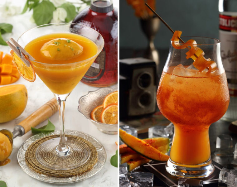 Mango cocktails