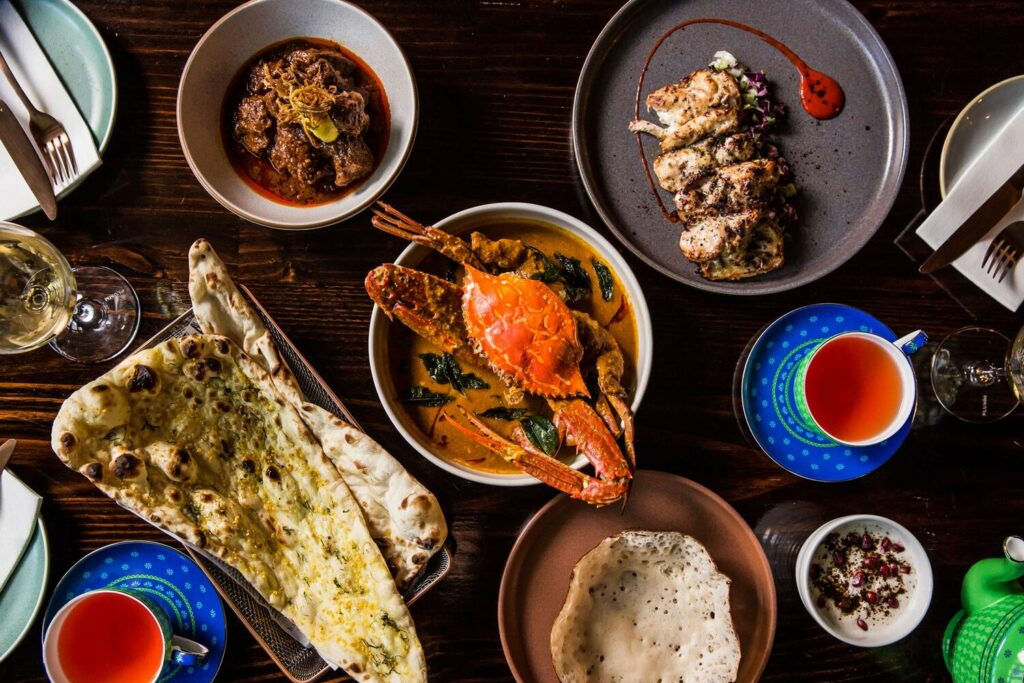 Indian cuisine at foreign return