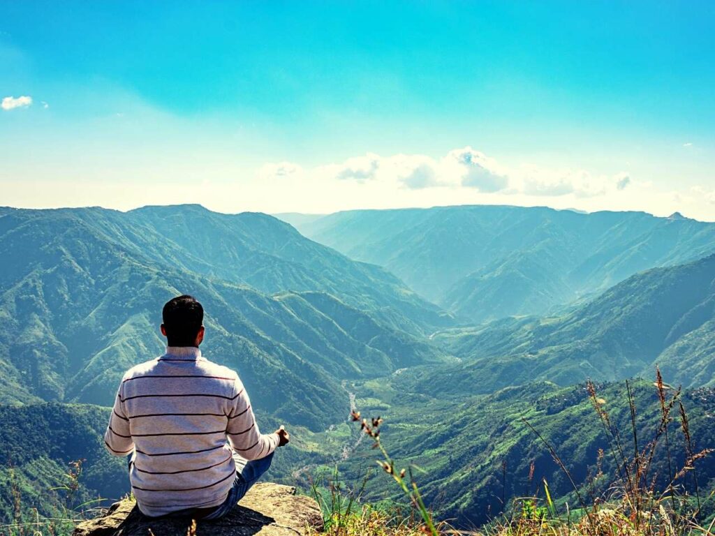 Laitlum canyon, shillon, meghalaya, india, travel, peace, meditation, landscape, mountains