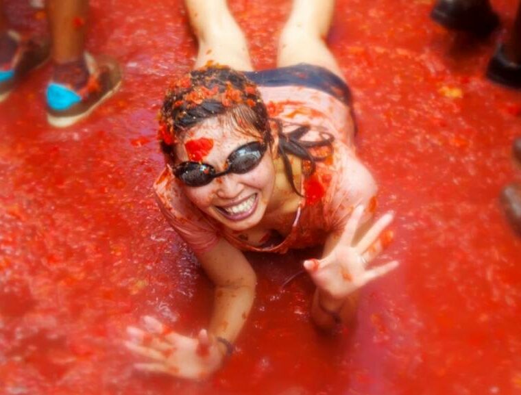 Bunol, valencia, spain, la tomatina