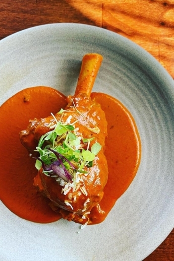 Daru In Washington Dc Takes Indian Cuisine In A New Direction 3 Braised lamb shank