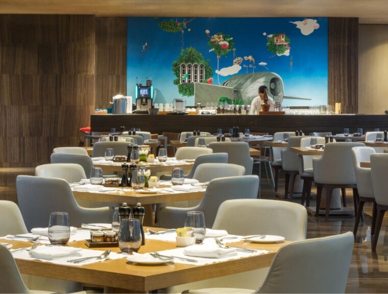 Del the all-day diner at roseate house new delhi