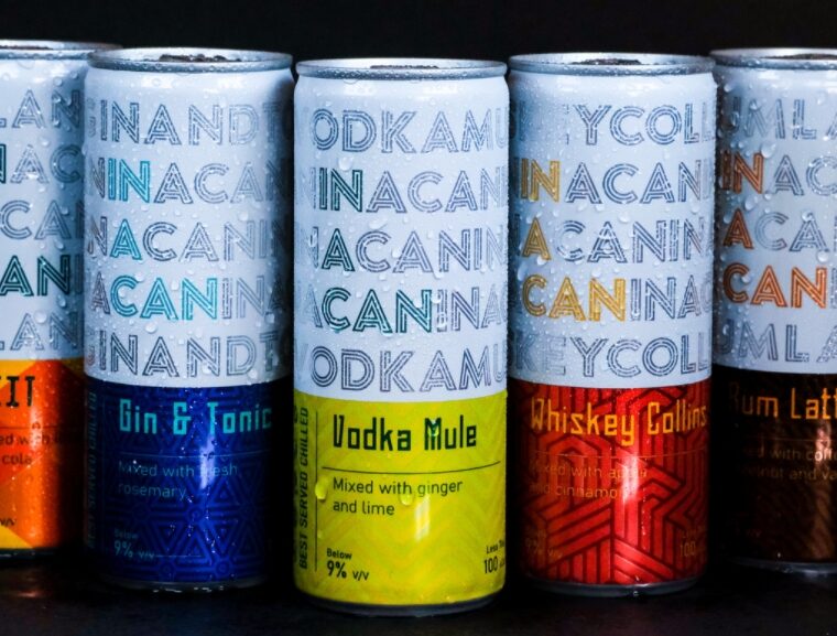 In a can cocktails