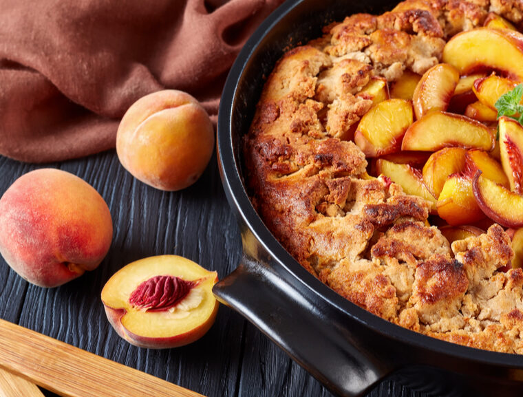Peach cobbler