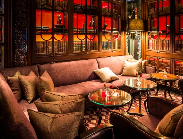 The library bar at the leela chanakyapuri