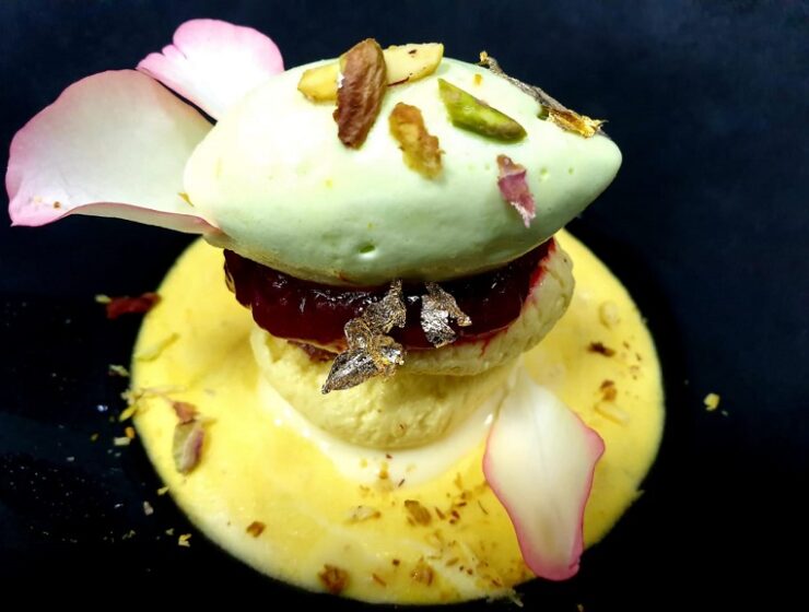 This deconstructed rasmalai mousse is a pop of indulgent flavours!
