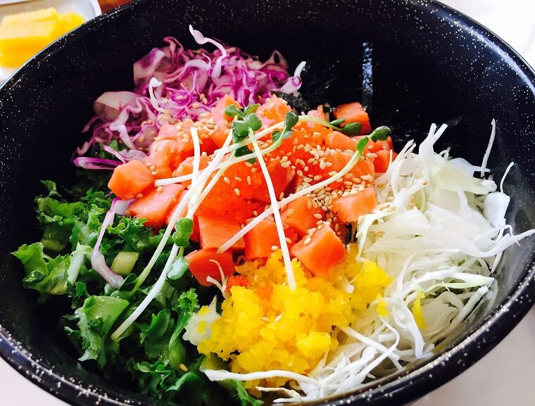Sashimi and sushi rice bowls and salads have been gaining popularity in india