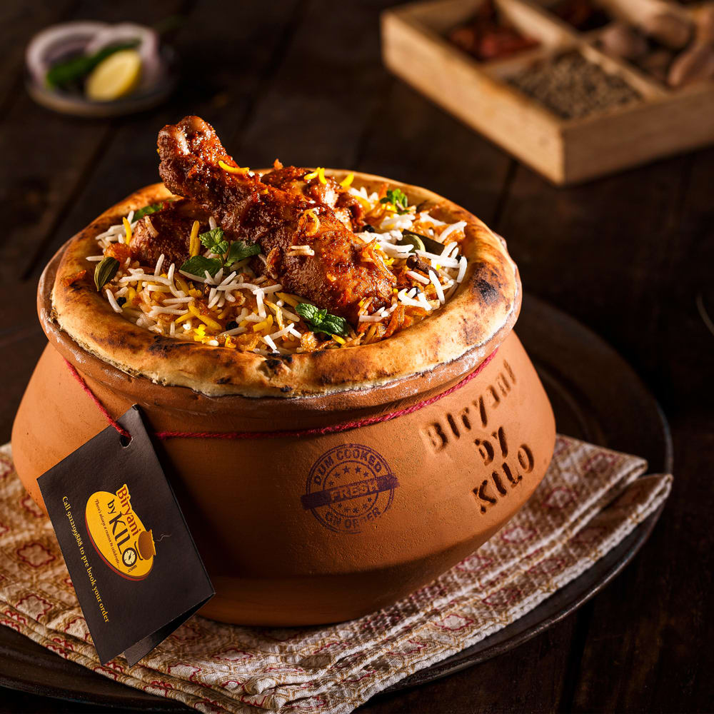 Biryani by kilo's eco-friendly terracotta handis