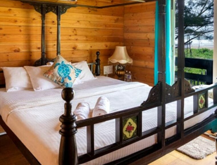 Montego bay beach village, morjim, goa, hotel, beach