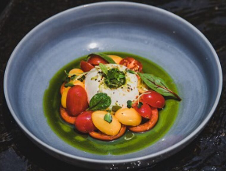 Trio heirloom tomato burrata recipe by chef ravish mishra