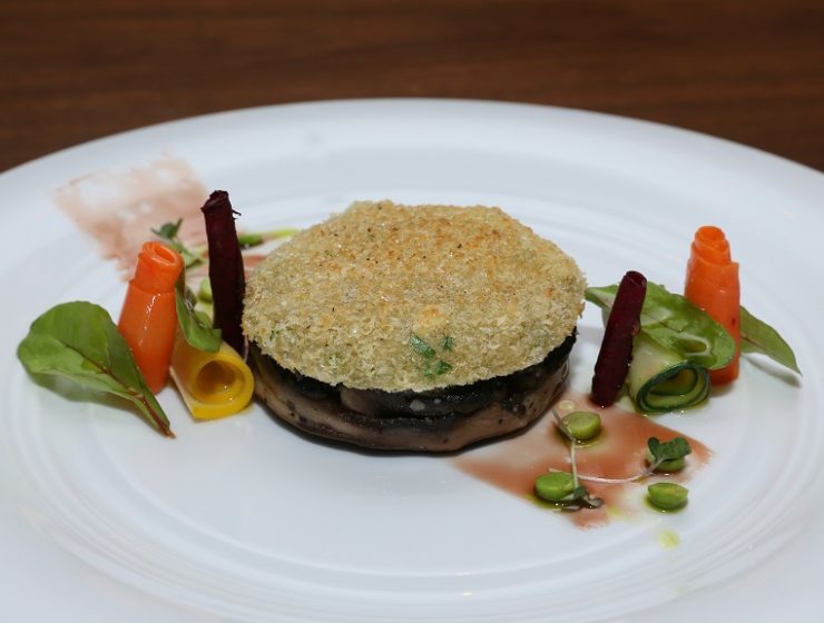 Chef ravish's take on portobello mushroom lasagna