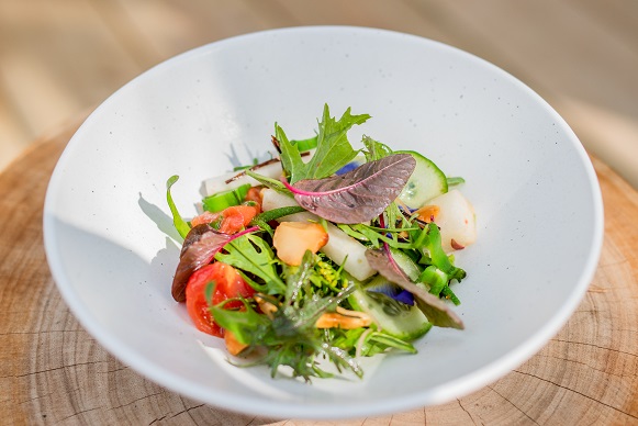 This soneva garden salad is made with the best produce and a restrained touch, under the guidance of odette's team.
