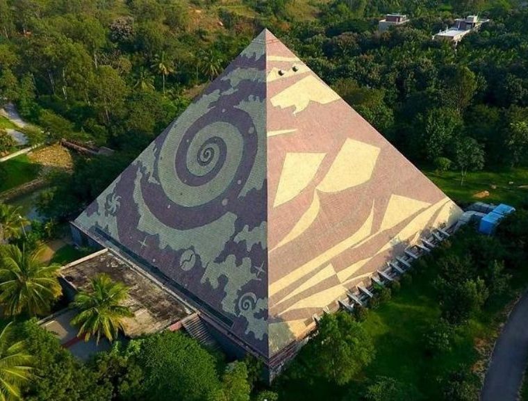 Maitreya buddha pyramid