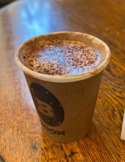 A Vegetarian'S Sydney Diary 5 Boon cafe hot chocolate.
