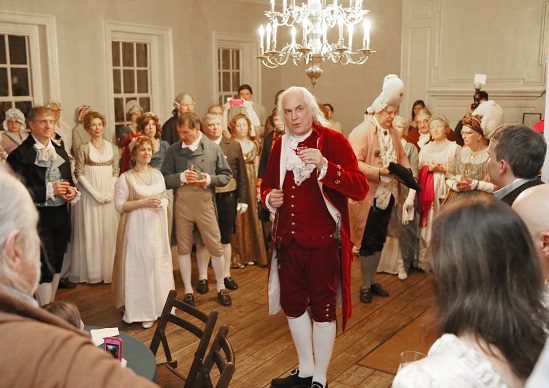 On A Trail Of America’s Founding Fathers’ Kitchens, Distilleries, Vineyards, And Favourite Taverns 4 George washington’s birthday night ball at gadsby’s tavern. Image: m enriquez for visit alexandria.