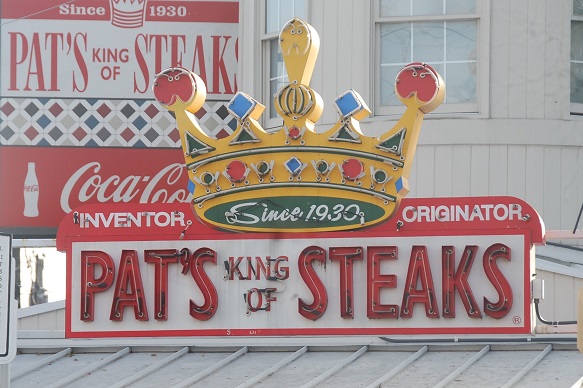 The iconic philly cheesesteak was invented in 1930 in pat’s king of steaks. Image: preeti verma lal.