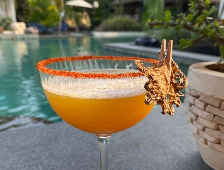 The baale sunset cocktail