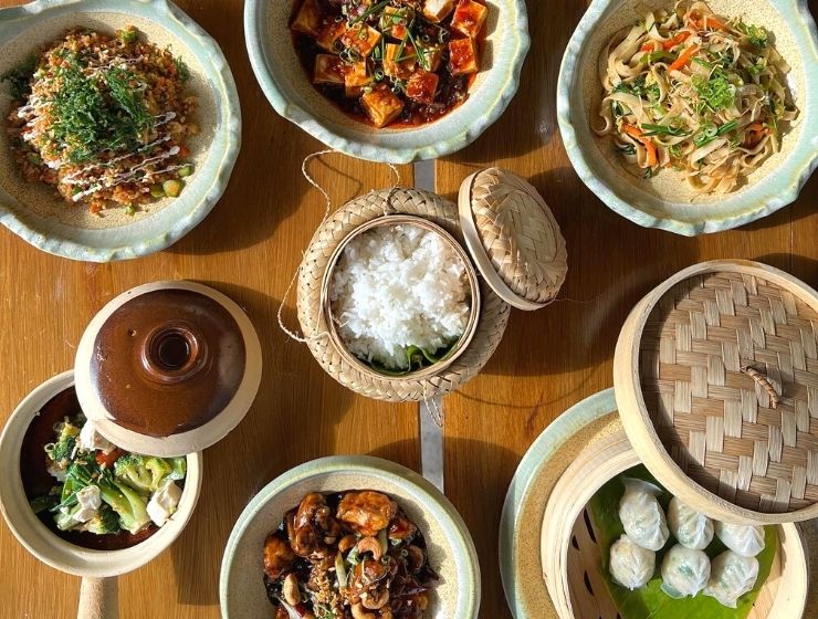 Justwok offers an intimate family style dining for contemporary asian cuisine