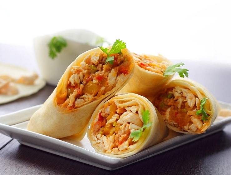 Turkey kathi roll recipe featured