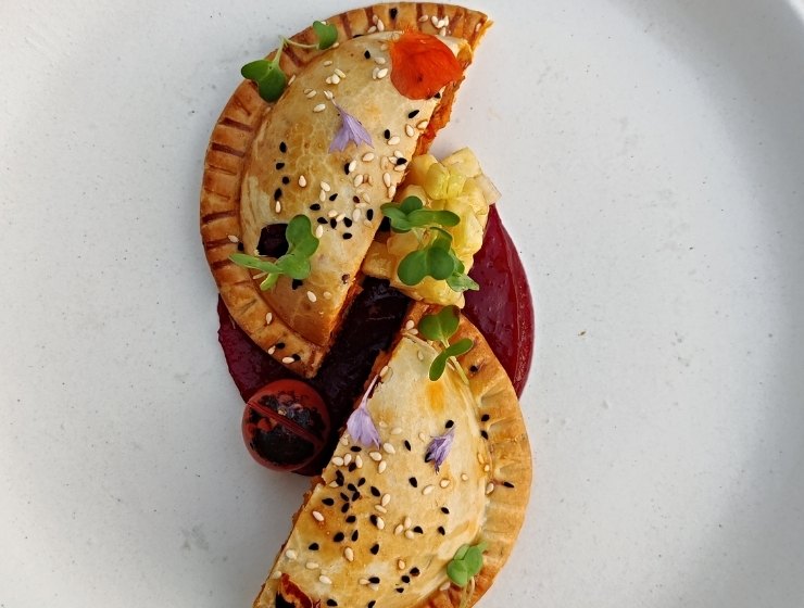 Chicken tikka pie by chef atul kochhar at saga gurugram