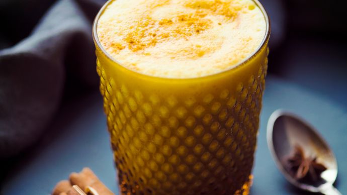 Turmeric latte by zama organics.