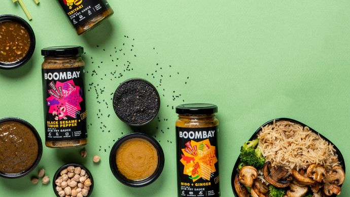 The kitchen is always a fun place with fun condiments to play around with, and that's exactly what boombay gives you!