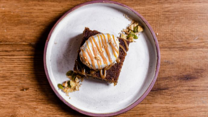 Kmc* Is A Love Letter Straight From The Heart, For The Soul 6 An exceptional flavour range on display with kmc*'s banana bread with tahini and miso.