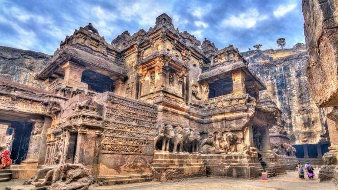Kailasa temple at ellora caves