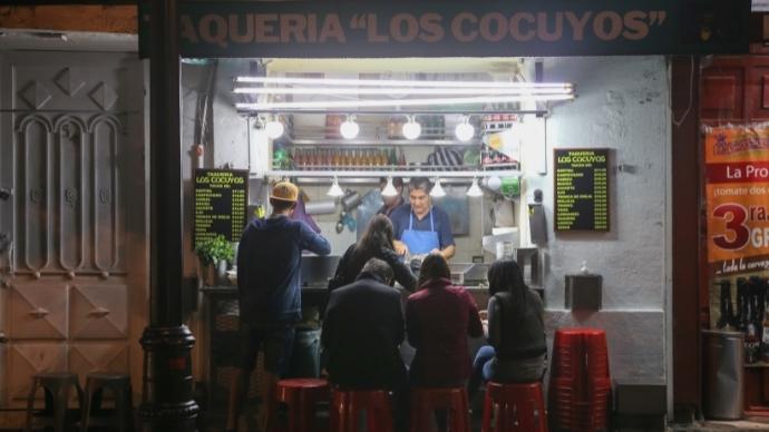 A Food Tour In Mexico City 1 The legendary taquería los cocuyos in mexico city. Image: shutterstock/eddie hernandez.