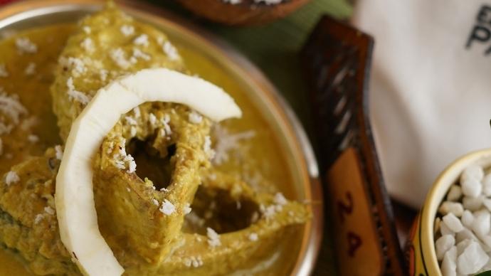 Hilsa And The Culinary Legacy Of The Tagore Family 4 The narkel dudh diye ilish at the hilsa festival.