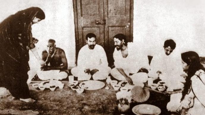 Hilsa And The Culinary Legacy Of The Tagore Family 6 The tagores were great gourmands. Here rabindranath can be seen enjoying a sumptuous meal.