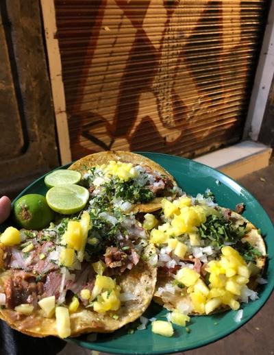 A Food Tour In Mexico City 6 Al pastor is one of the most popular ways to have tacos in mexico city. Image: sharmistha chaudhuri.