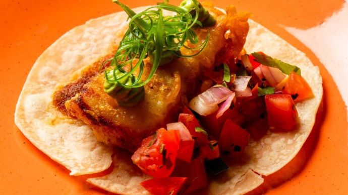 Binge By Bastian Is Taco-Ing Its Tuesdays Seriously 3 The baja fish taco is a delicious non-vegetarian counterpart.