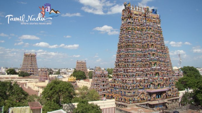 Meenakshi temple in madurai defines the identity of the city and its people. Photo credit: ttdc