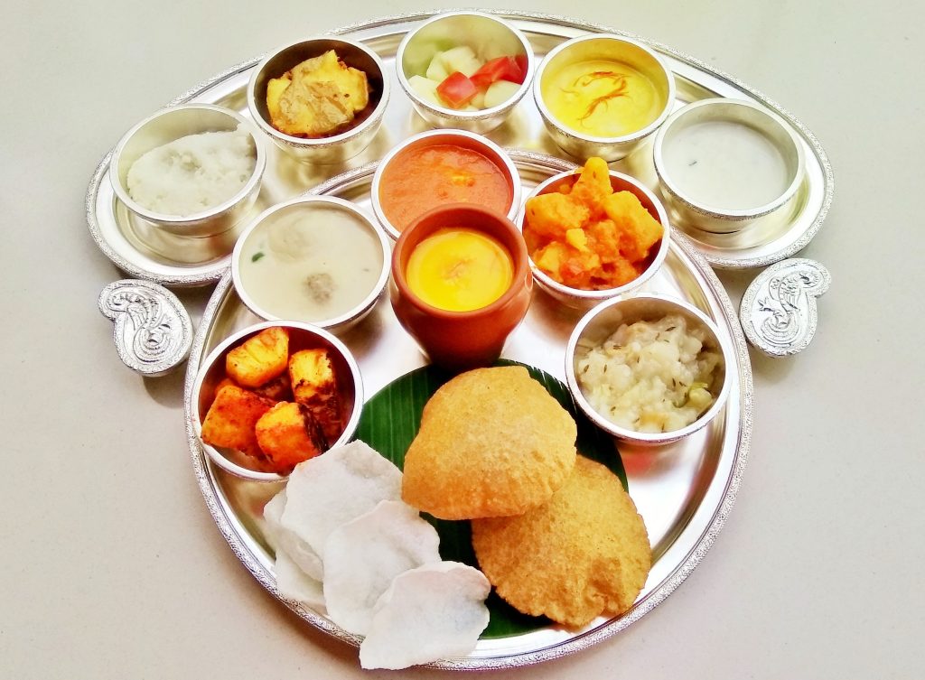 Navratri thali