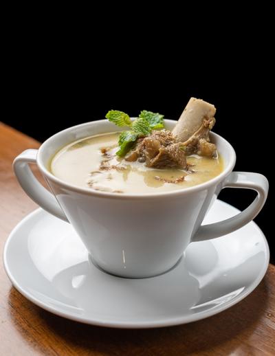 Aish At The Park Hyderabad Is Back 4 The gosht ka marag is a complex and comforting mutton broth.