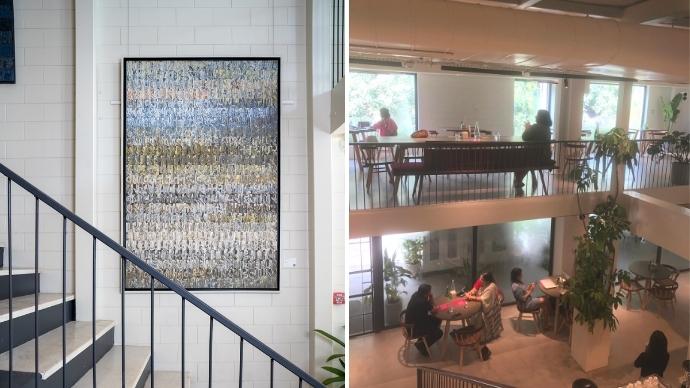 Fig At Malcha Is Everything You'D Want A Café To Be 2 Fig at malcha's interiors are simple, with artwork from artery gracing the walls.