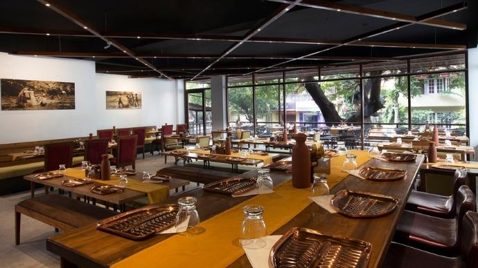 Kappa Chakka Kandhari'S Onasadya Is A Feast Fit For Royalty 3 Interiors of kappa chakka kandhari. Image: sanjay ramachandran.