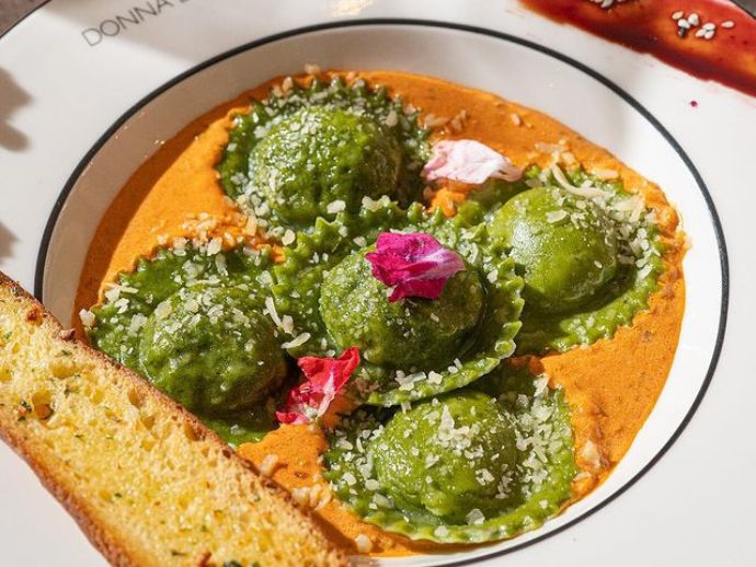 Handmade ravioli for post-diwali detox that serves great visuals and even better flavours at donna deli.