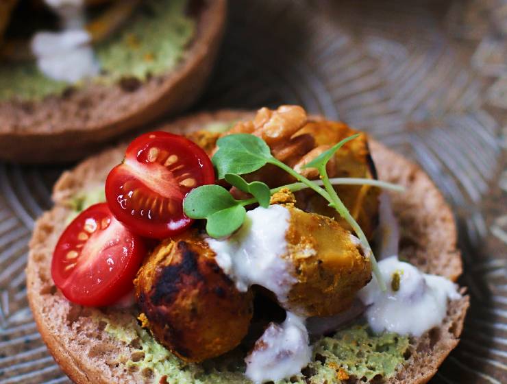 Dum aloo slider