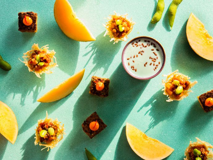 An autumn recipe to try at home, rock melon smoothie by w goa.