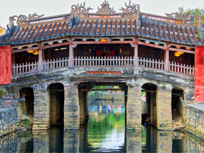24 Hours In Vietnam: Of Scenic Beaches, Meandering Rivers, And Resilient Women 4 Japanese bridge at hoi an